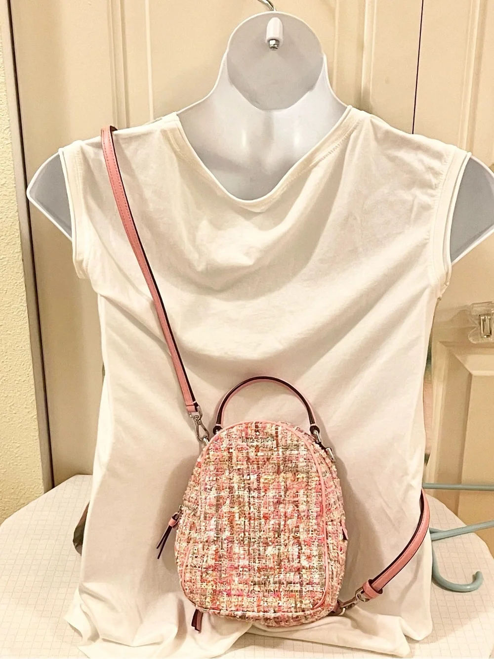 Authentic Kate Spade Briar lane quilted tweed mini bag